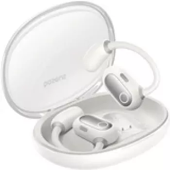 Open-Ear-TWS-Ohrhörer Baseus Eli Sport 1 Weiß — Bluetooth 5.0, IPX4-Spritzwasserschutz