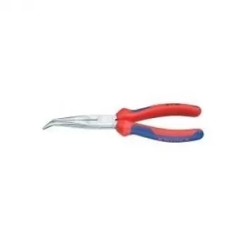 Knipex Mechanikerzange L.200mm Form 2 40° gewinkelt Mehrkomponenten-Hülle verchromt