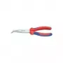 Knipex Mechanikerzange L.200mm Form 2 40° gewinkelt Mehrkomponenten-Hülle verchromt