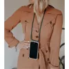 Handyhalskette Lookabe loo014 für iPhone XR – gold-grüne Schutzhülle mit Gurt