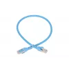 Netzwerkkabel Extralink LAN Patchcord Kat.6A RJ-45 Cat6a 0,5 m Blau