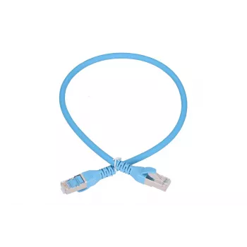 Netzwerkkabel Extralink LAN Patchcord Kat.6A RJ-45 Cat6a 0,5 m Blau