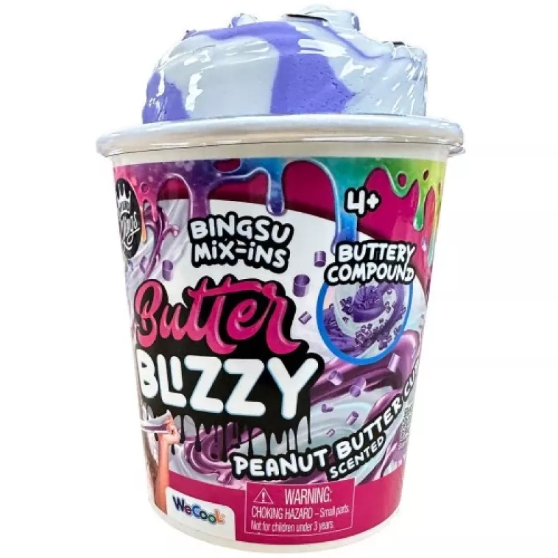 Erdnussbutter WECOOL Butter Blizzy — glatter Erdnussaufstrich, 100% Erdnüsse