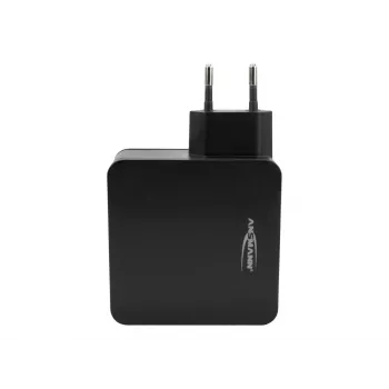 ANSMANN 247PD - Netzteil - 45 Watt - 4700 mA - PD, QC 3.0 - 2 Ausgangsanschlüsse (USB, USB-C) - Schwarz (1001-0095)