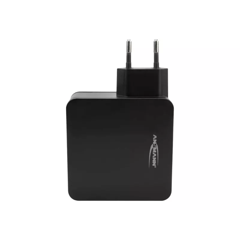 ANSMANN 247PD - Netzteil - 45 Watt - 4700 mA - PD, QC 3.0 - 2 Ausgangsanschlüsse (USB, USB-C) - Schwarz (1001-0095)