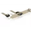 Serielles Kabel DeLOCK 82768 DB9 M Grau 0,4 m