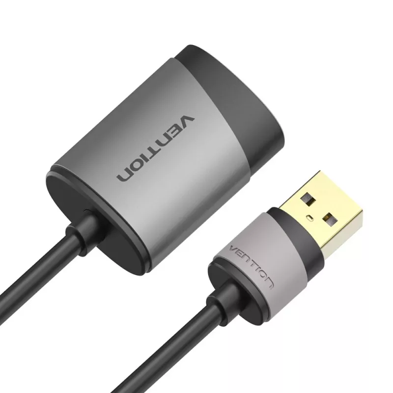 Vention USB Externe Soundkarte 0,15M Grau Metall Typ