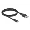 USB Typ-C auf DisplayPort Kabel DeLOCK 86040 8K 60 Hz 1,5 m