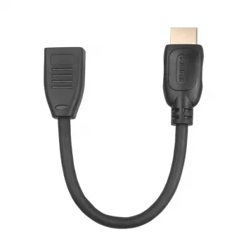HDMI-Verlängerungskabel F-M 15 cm v2.0