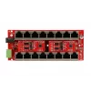 Extralink Gigabit PoE-Injektor 8-Port Aktiv, 8 Ports Gigabit 802.3at/af, Mode A