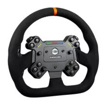 Simucube Valo GT-23 SC3 Simracing-Lenkrad, 320 mm Durchmesser, GT-Design, SC3-Schnellverschluss – schwarz, Veloursleder