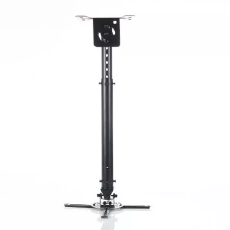 Deckenhalterung 45-76 cm für Projektor P-107B 15 kg schwarz