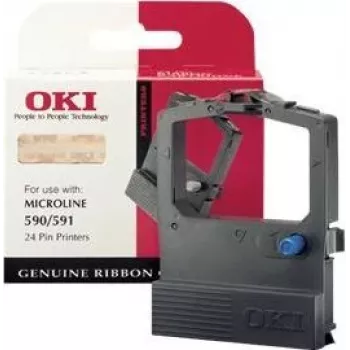 OKI 09002316 - Farbband - 1 x Schwarz, 4 Millionen Zeichen, für Microline 590, 590 Elite, 591, 591 E (9002316)