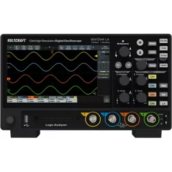 Voltcraft DOV1254F LA Digital-Oszilloskop 125 MHz 4-Kanal 1,25 GSa/s 100 Mpts 12 Bit (VC-16753935)