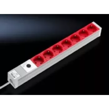 Rittal - Verlängerungskabel (Rack - rack-montierbar) - 7 Ausgangsstecker (7240.260)