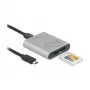 Kartenleser DeLOCK 91751 USB 3.2 Gen 1 Type-C Silber