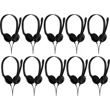 EPOS SENNHEISER EDU 10 HEADSET, 3,5-MM-STECKER FÜR PC, MAC, CHROMEBOOK, TABLET - BUNDLE MIT 10 STÜCK
