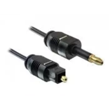 Toslink-Audiokabel DeLOCK 82876 2m Mini-TOSLINK Schwarz