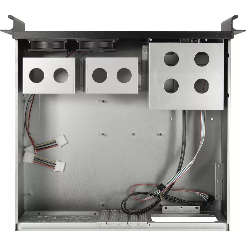 Server-Rack Inter-Tech 3U-K-340L Schwarz ATX 60mm Lüfter