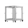 19 Zoll Open Rack LANBERG 12U, einstellbare Tiefe 600–1100 mm, grau