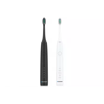 Schallzahnbürsten-Set BLAUPUNKT DTS201SET — 2 Griffe, 6 Bürstenköpfe, 36.000 Bewegungen/Min., 5 Modi, Li-Ion wiederaufladbar