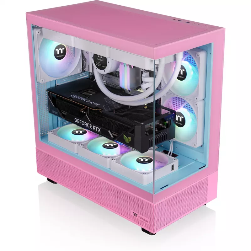 Thermaltake View 270 Plus TG ARGB Bubble Pink - Gehäuse - ATX - Midi/Mini Tower - ATX