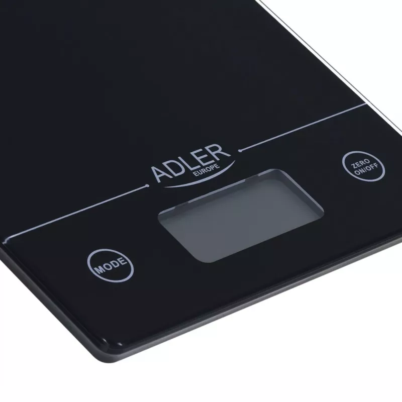 Adler AD 3138 b Mechanische Küchenwaage Schwarz Tischplatte Rechteckig