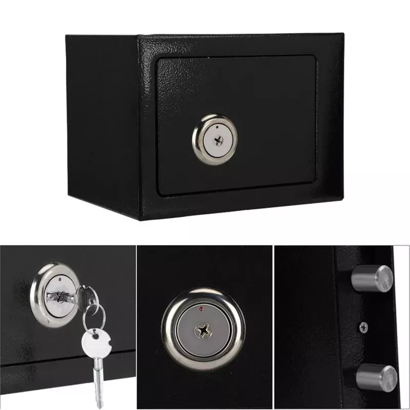 Extralink Home | Home Safe | Büro, Schlüsseltresor, Sicherheitstresor, Schwarz, S-404
