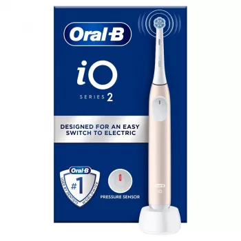 Elektrische Zahnbürste Oral-B iO2 pink – wiederaufladbar, intelligenter Drucksensor