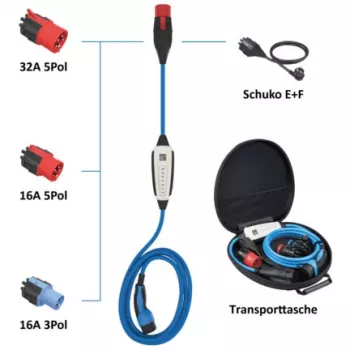 Fahrzeug-Batterieladegerät NRGkick 12601001 22 kW 32 A Typ 2