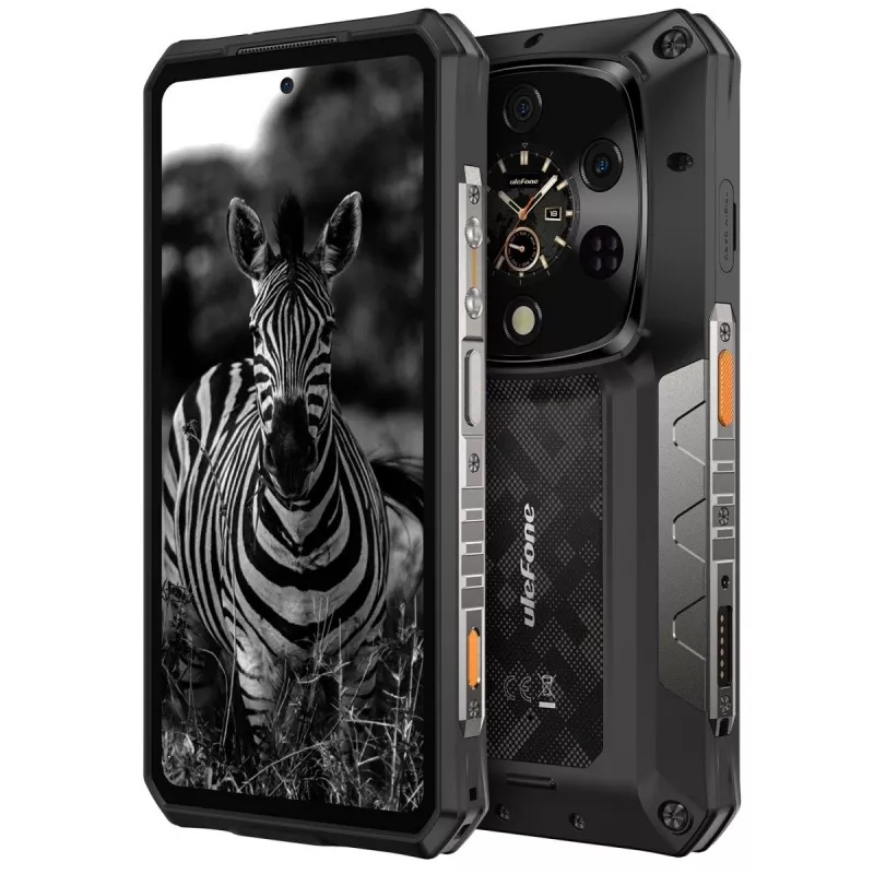 Robustes Smartphone UleFone Armor 28 Ultra 5G — 16 GB RAM, 1 TB Speicher, Schwarz