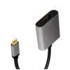 LogiLink CUA0102 USB 3.2 Gen1 Typ-C auf DisplayPort Kabel 0,15 m Schwarz