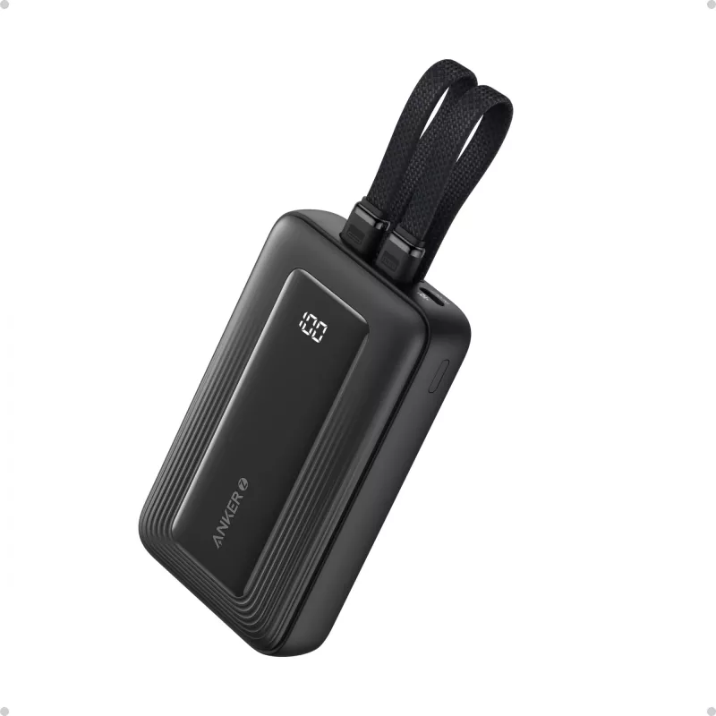 Tragbarer Ladegerät Anker Lithium-Ionen 10000 mAh Schwarz
