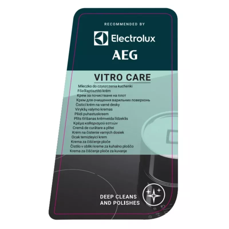 Glaskeramik-Reiniger Creme Electrolux Vitro Care 300 ml – Creme für Ceran- und Induktionskochfelder, Flaschenspender