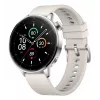 Smartwatch ONEPLUS OnePlus Watch 3 43mm, 1,32 Zoll AMOLED 466×466, Titan/Silber, Weißes Kautschukarmband, GPS, Wi‑Fi