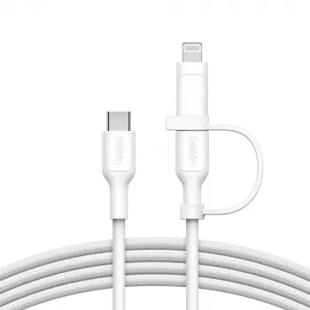 USB-Kabel Belkin BoostCharge Pro 1,5 m USB-C USB-C/Lightning Weiß