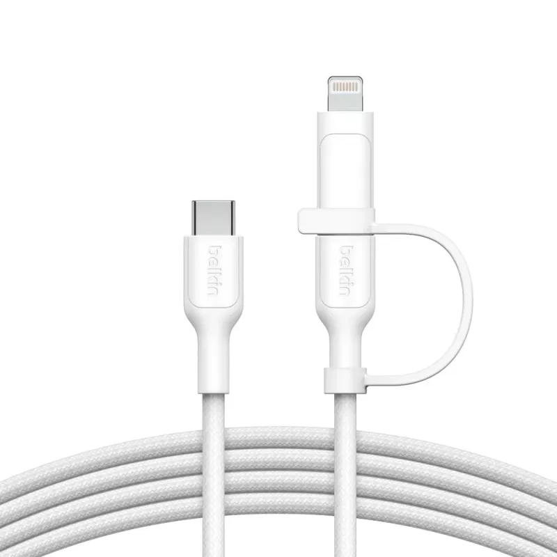 USB-Kabel Belkin BoostCharge Pro 1,5 m USB-C USB-C/Lightning Weiß