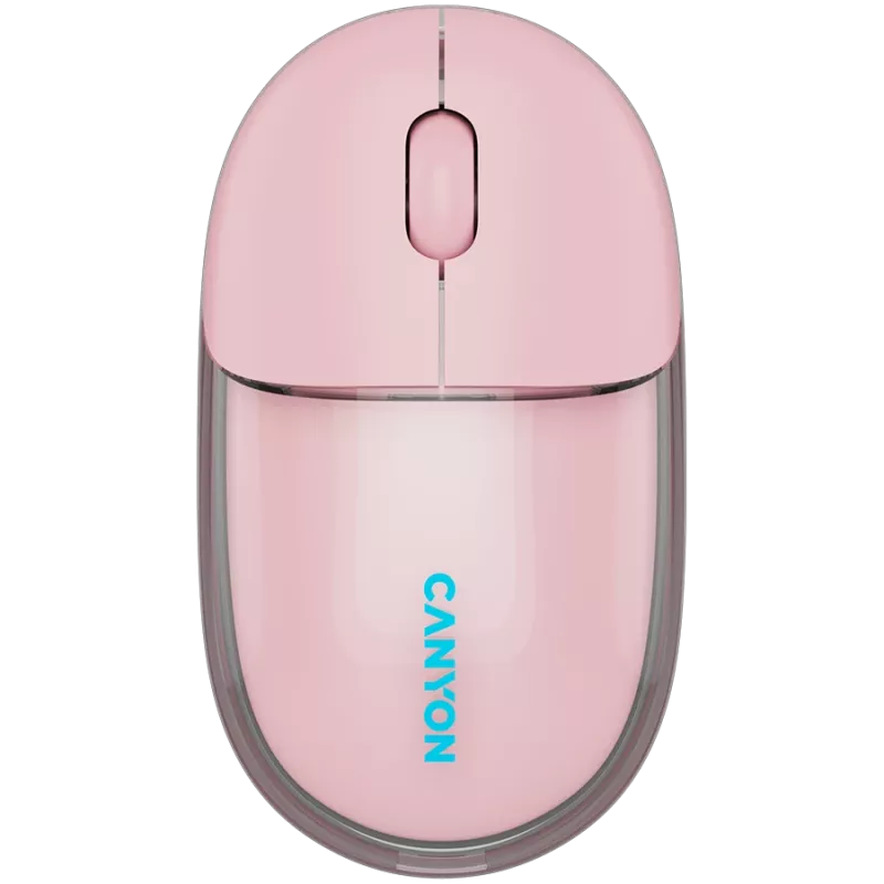 CANYON Maus OnClick 24 BT/ Wireless Transparent/Pink