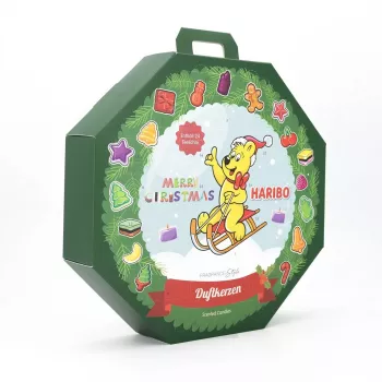 Adventskalender Haribo Balthasar 810030.001, bunt, 260×60×250 mm