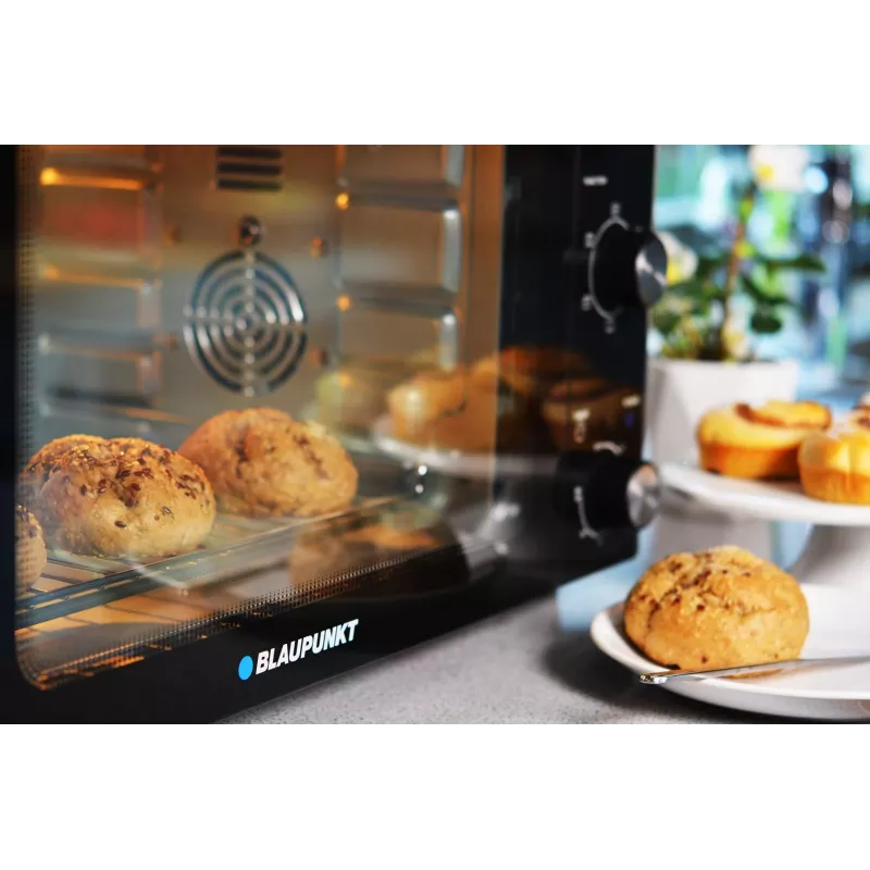 Blaupunkt EOM601 Backofen Schwarz, Edelstahl