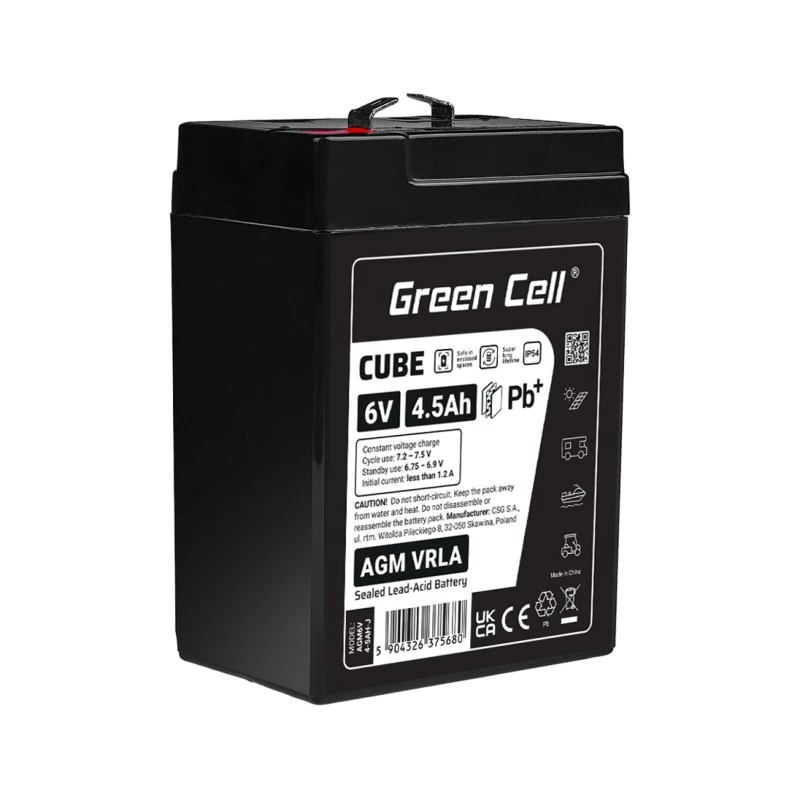 Batterie AGM VRLA 6V 4,5Ah IP54
