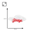 Dekorative Neonleuchte MANTA SNL95WH weiß-rot — zweifarbige Beleuchtung im Neon-Stil