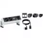 Power Extension Bachmann 902.403 0,204 m 2 AC-Steckdosen Schwarz Edelstahl