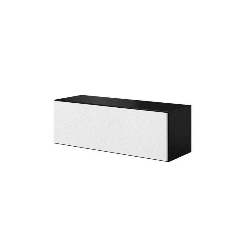 Cama living room furniture set ROCO 3 (2xRO3+2xRO4+2xRO1) Schwarz/Schwarz/Weiß