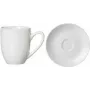 Porzellan-Espresso-Untertasse ritzenhoff & breker Snap BIANCO – spülmaschinenfest, Modell 78763