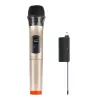 PU628J UHF Wireless Dynamic Microphone with LED Display (Gold)