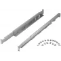 Rack-Schienen-Kit PowerWalker 10120531 — silber, Breite 550 mm, Höhe 140 mm, Tiefe 70 mm, unterstützt Rack-Tiefe 78–120 cm, Gewicht 3,1 kg