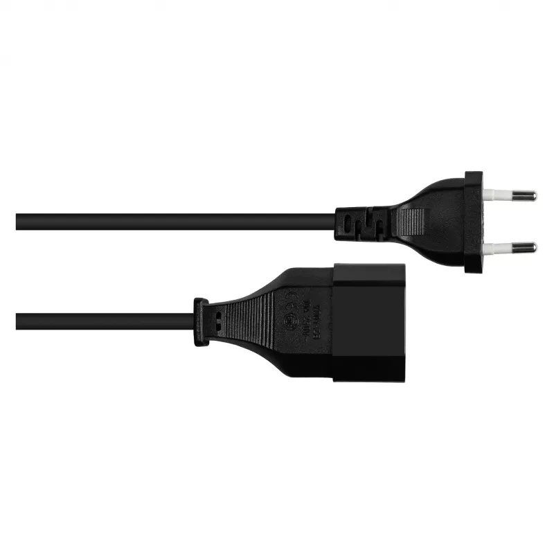 Good Connections Euro-Verlängerung schwarz 0,5m