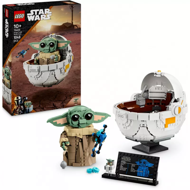 LEGO STAR WARS 75403 Grogu mit Schwebekinderwagen