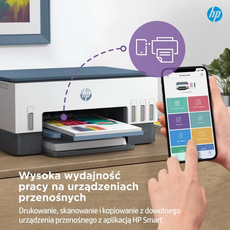 HP Smart Tank 675 Multifunktions-Thermo-Tintenstrahldrucker A4 4800 x 1200 DPI 12 Seiten/Min. WLAN